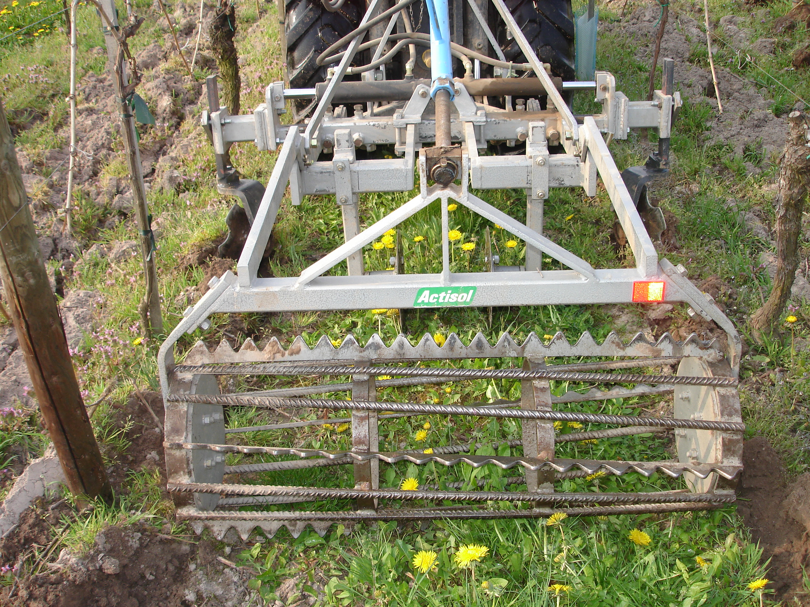 Travaux dans les vignes