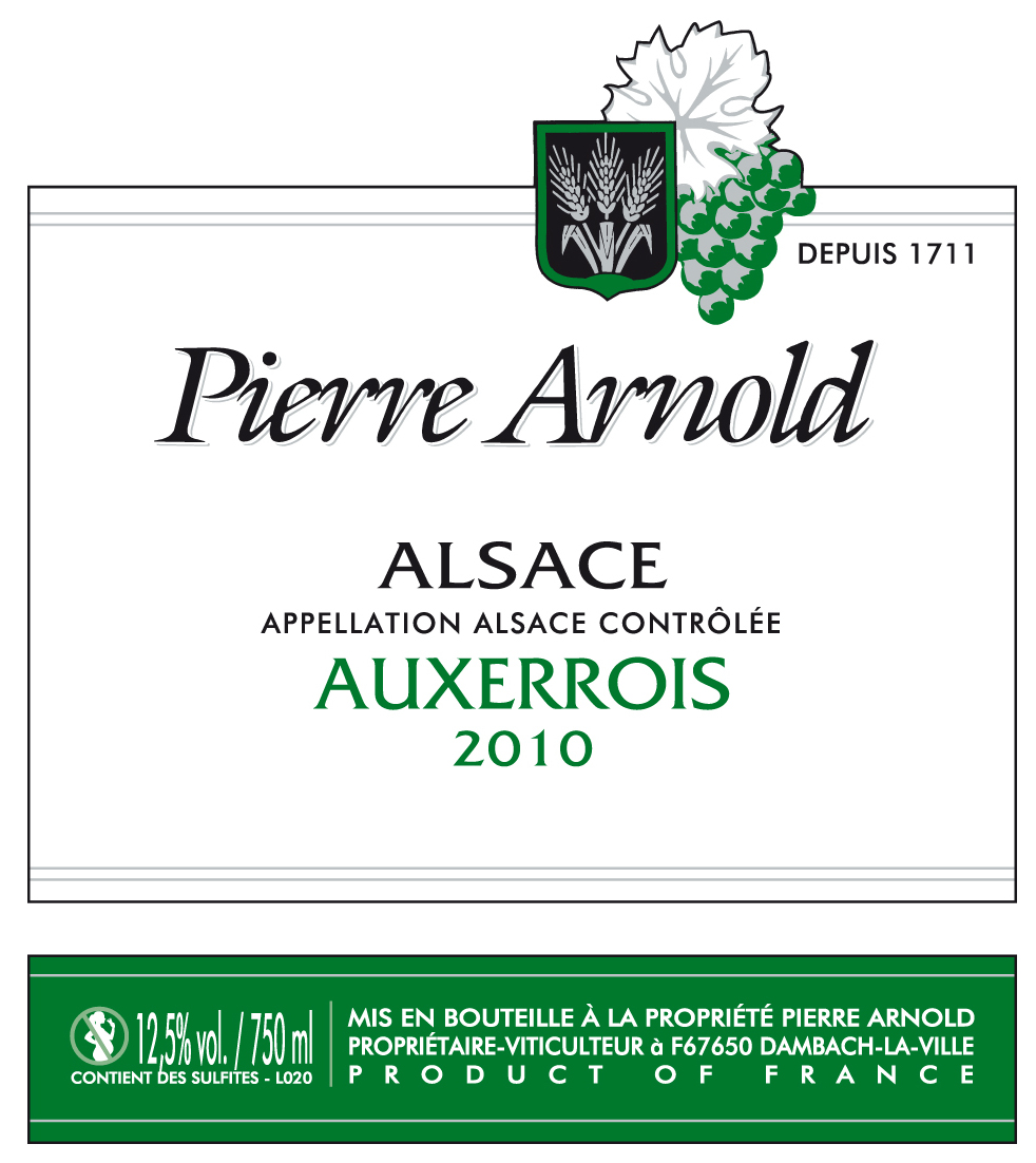 Auxerrois - Vins Pierre Arnold